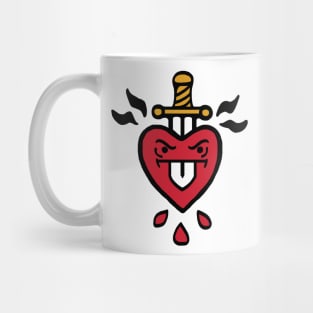 stabbed heart Mug